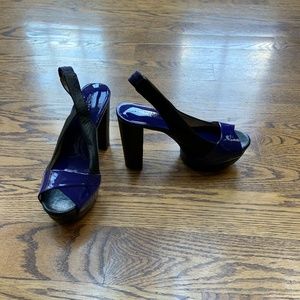 Michael Kors, platform sandals 4" heel